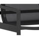 Merano 45 inch Black Outdoor Barstool